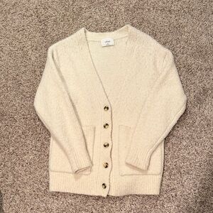 Aritzia Cream Cardigan Sweater